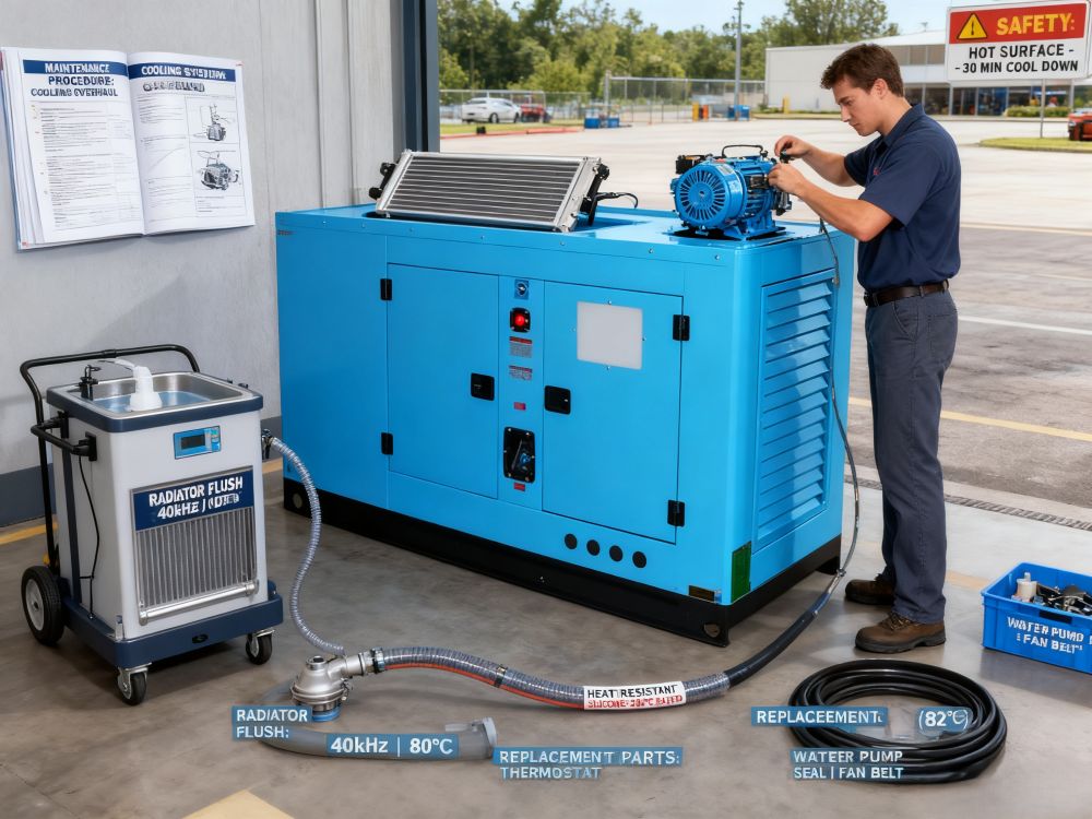 How to fix an overheating generator?